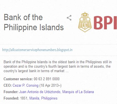 bpi customer service number